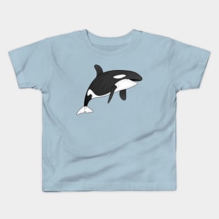 Killer whale cartoon illustration Kids T-Shirt